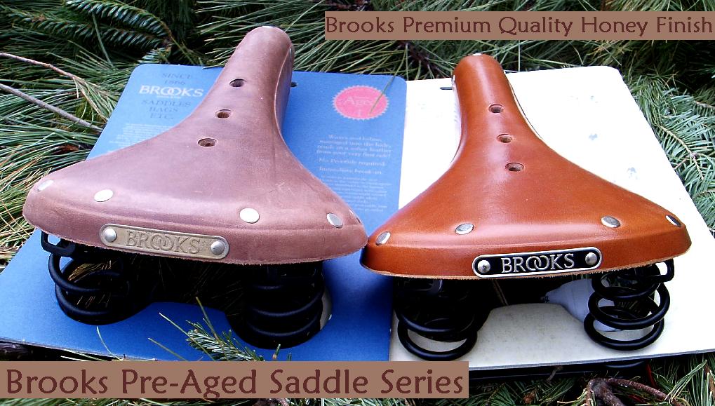 brooks aged saddle