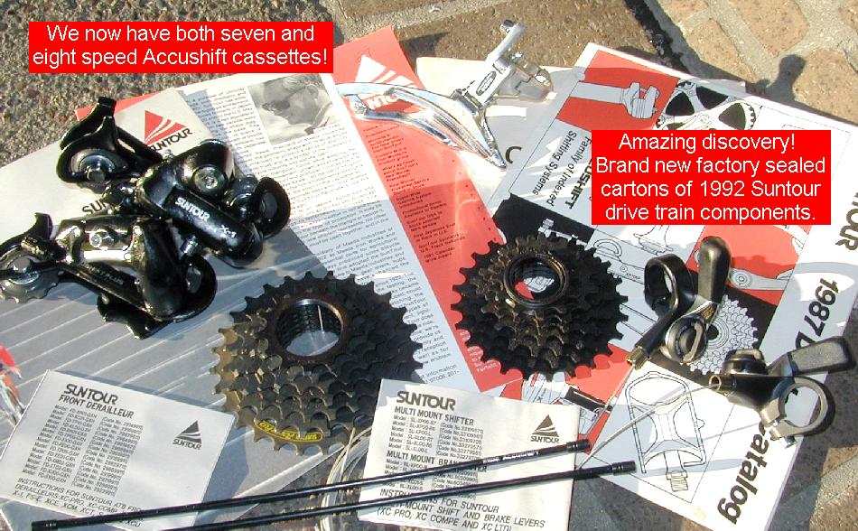 Suntour Accushift Drivetrain Components at Yellow Jersey