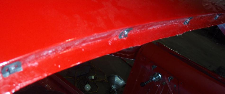 Rear glass is heavier